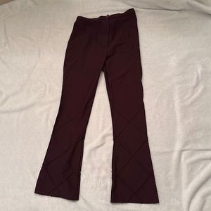 Cute Maroon Flare Out Pants